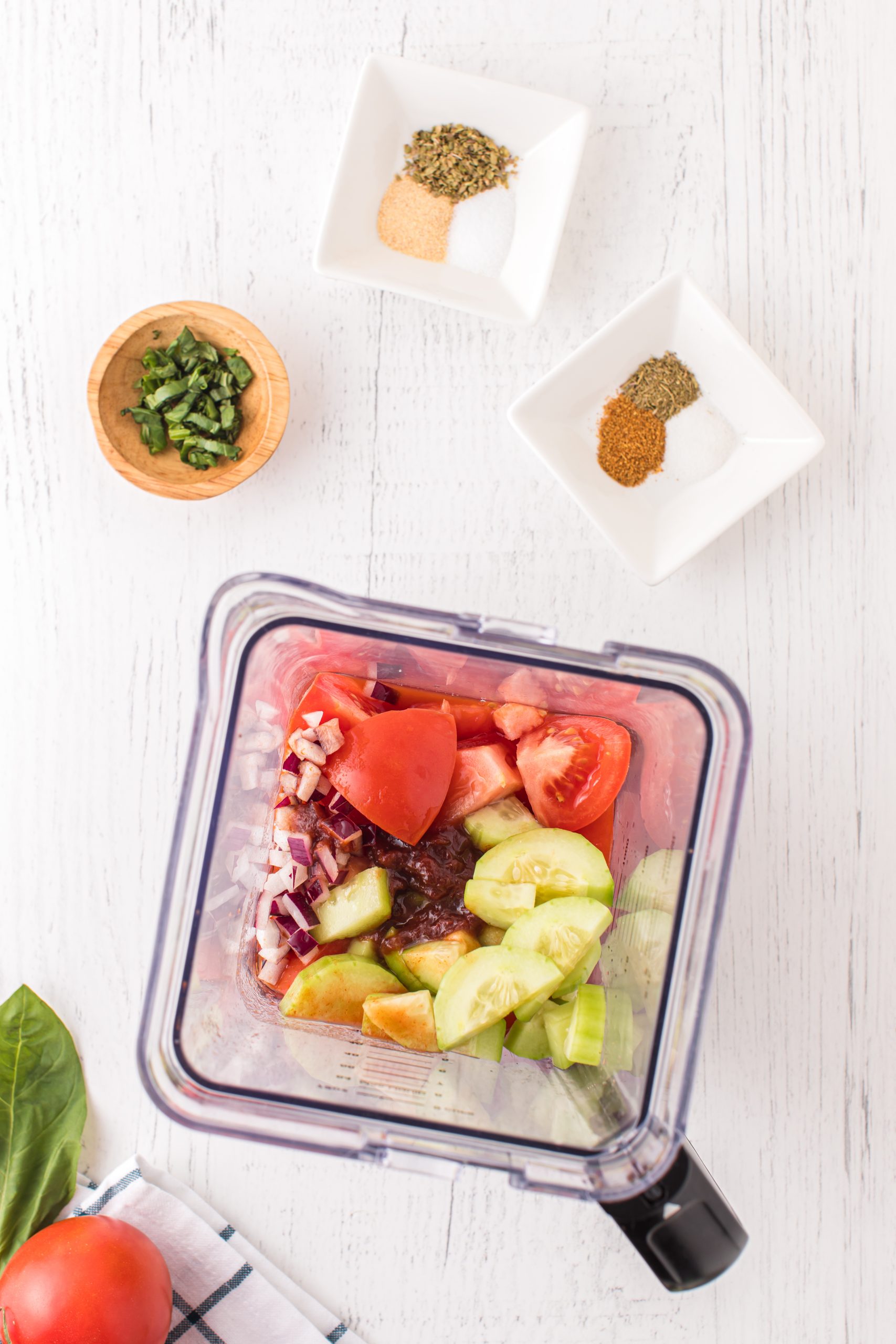 Easy Gazpacho Soup Recipe - Sweet Cs Designs