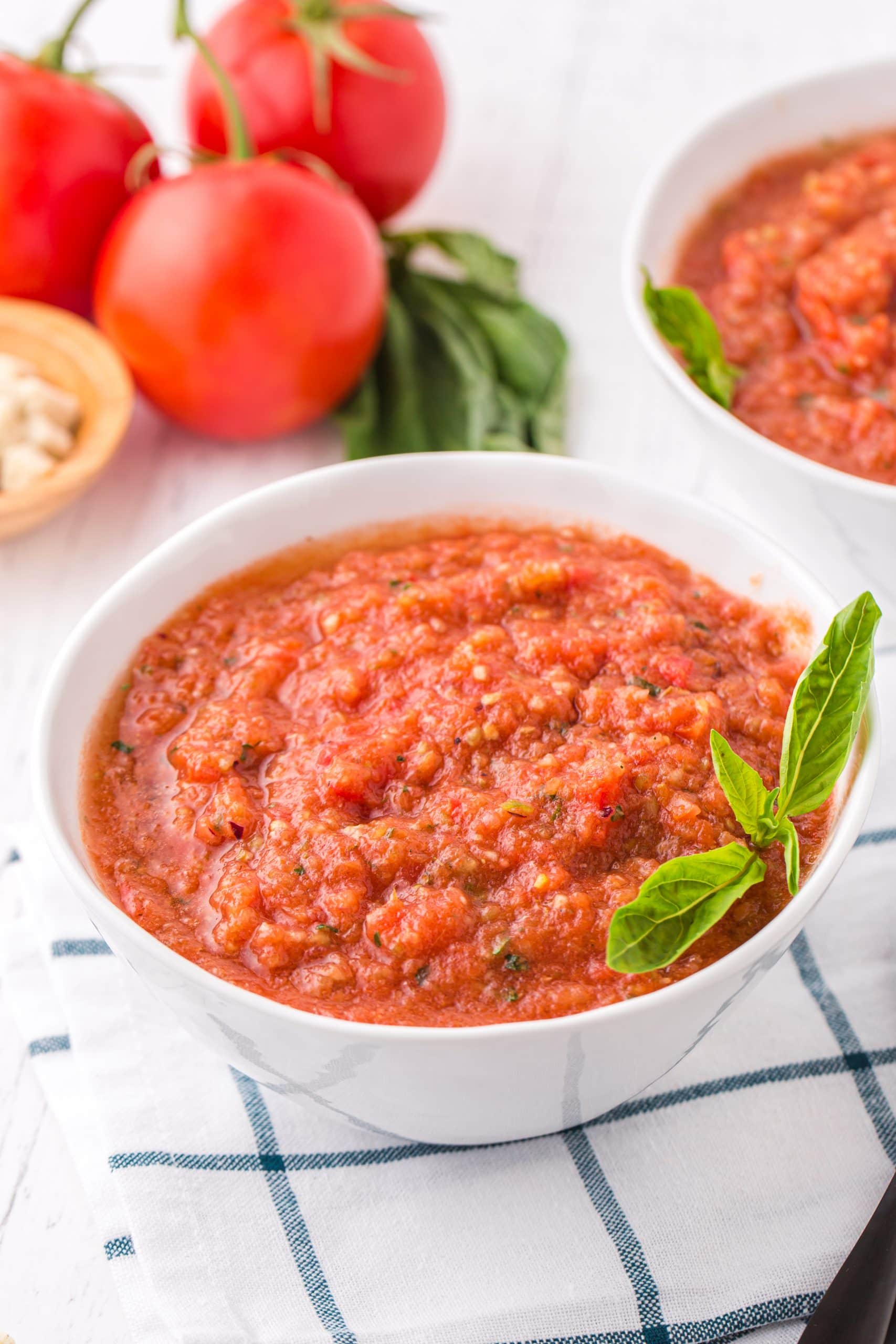 Easy Gazpacho Soup Recipe - Sweet Cs Designs