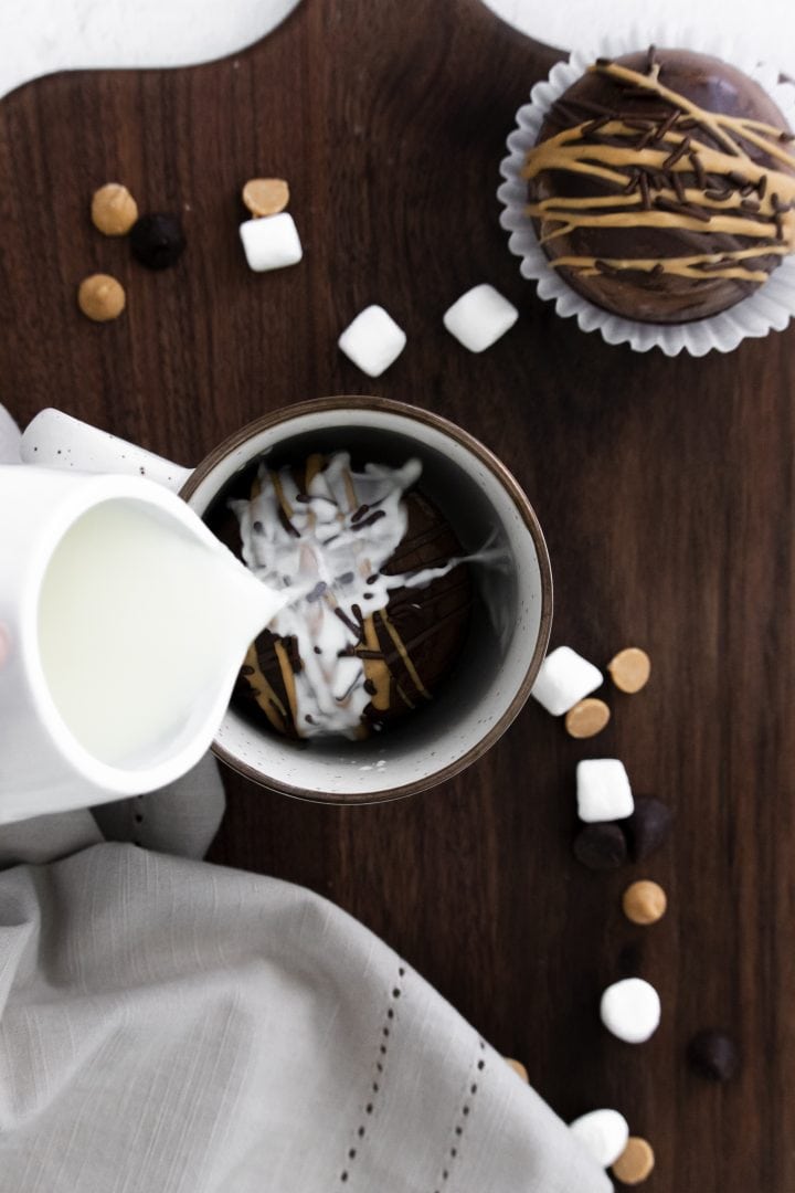 Peanut Butter Hot Cocoa Bombs Recipe - Sweet Cs Designs