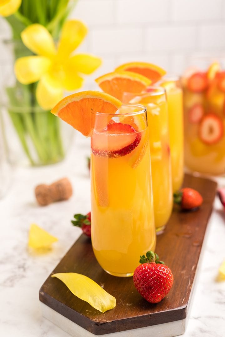 Easy Sangria Mimosas Recipe Sweet Cs Designs