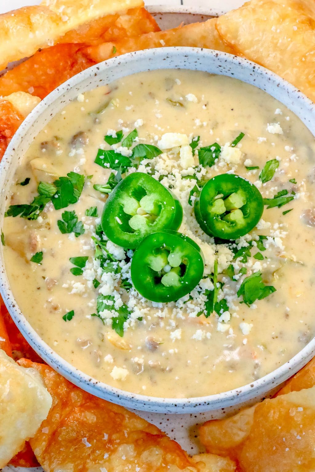 White Cheese Hamburger Queso Dip Recipe Sweet Cs Designs