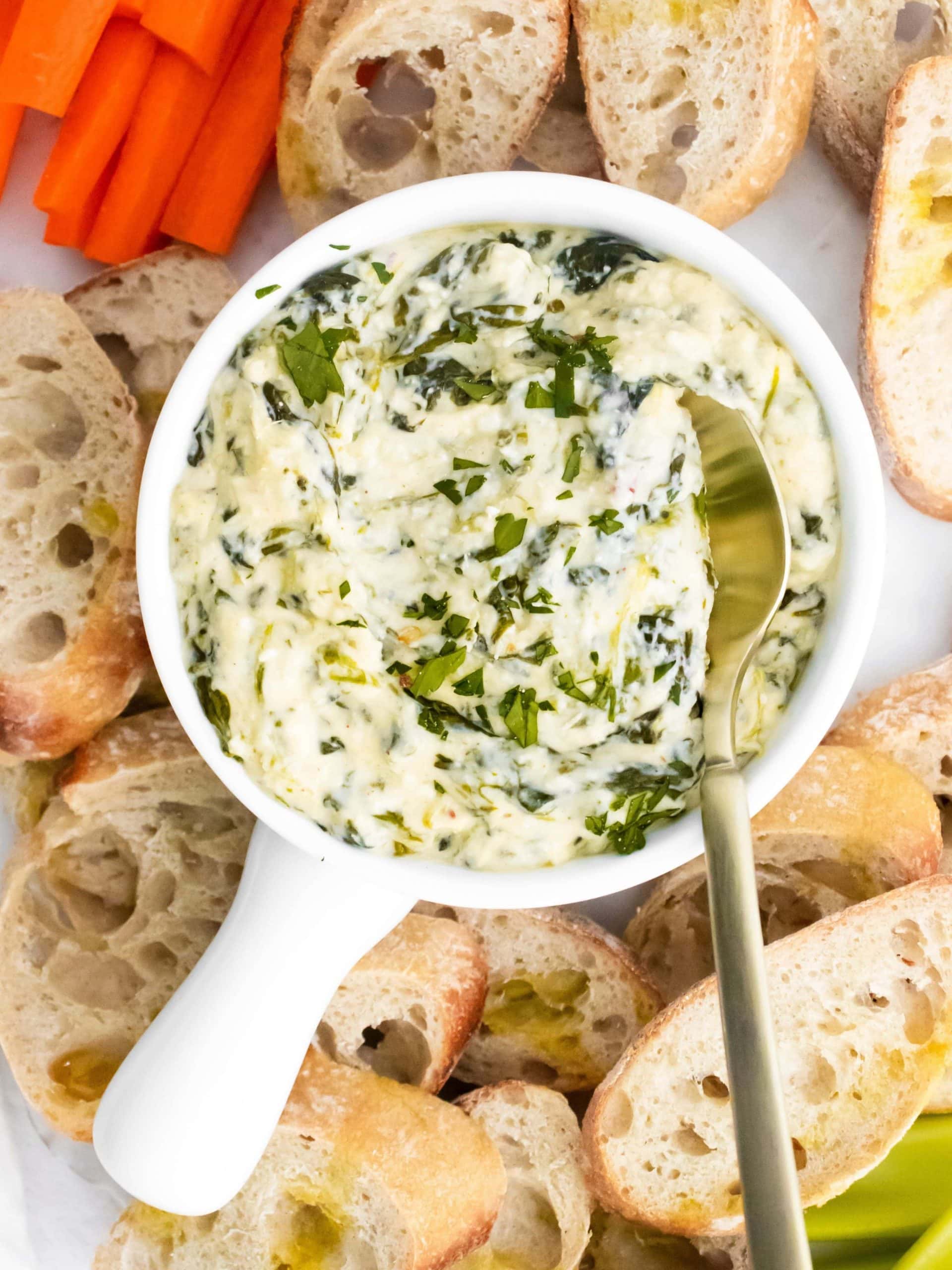 Instant Pot Spinach Dip Recipe Story Sweet Cs Designs