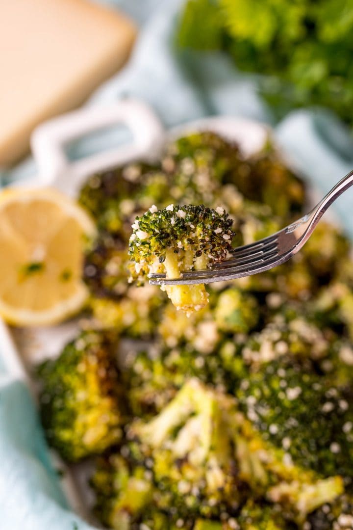 Easy Lemon Parmesan Roasted Broccoli Sweet Cs Designs