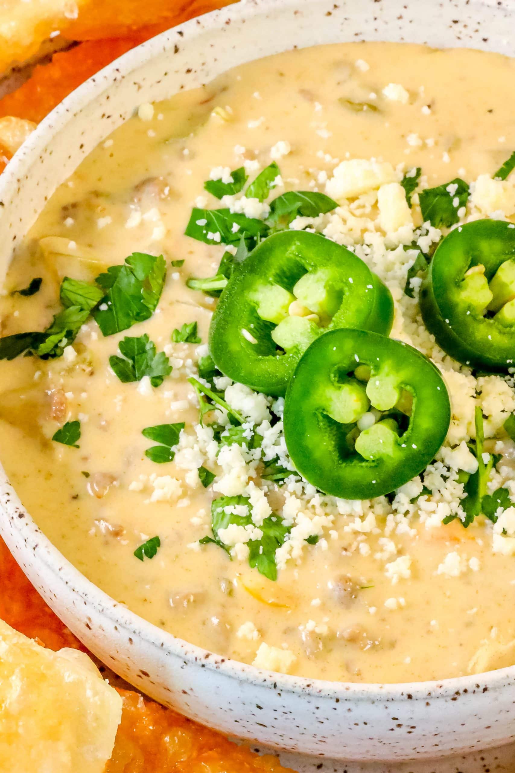 White Cheese Hamburger Queso Dip Recipe Sweet Cs Designs