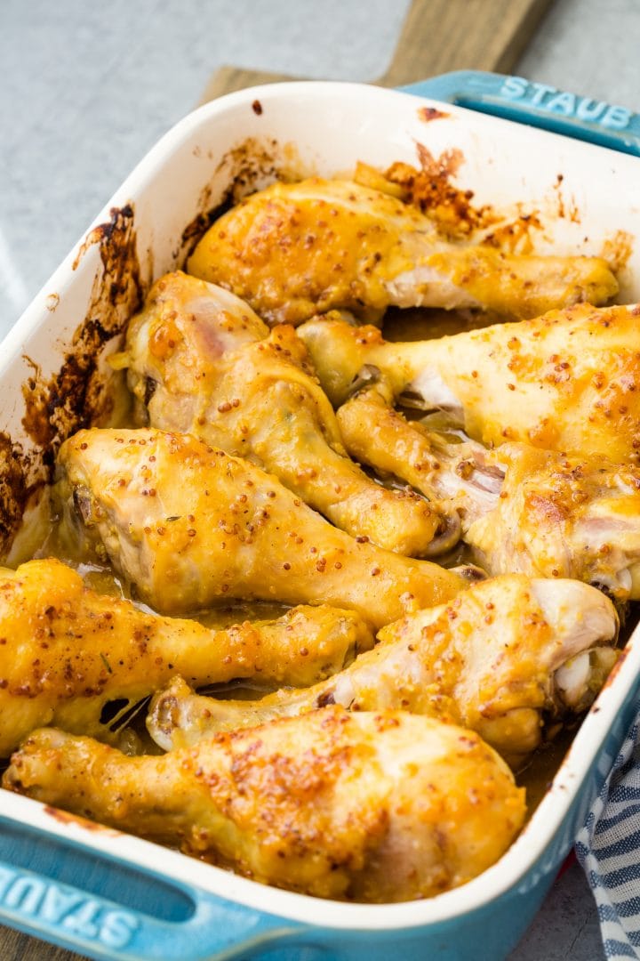 Honey Mustard Baked Chicken Drumsticks Recipe Sweet Cs Designs