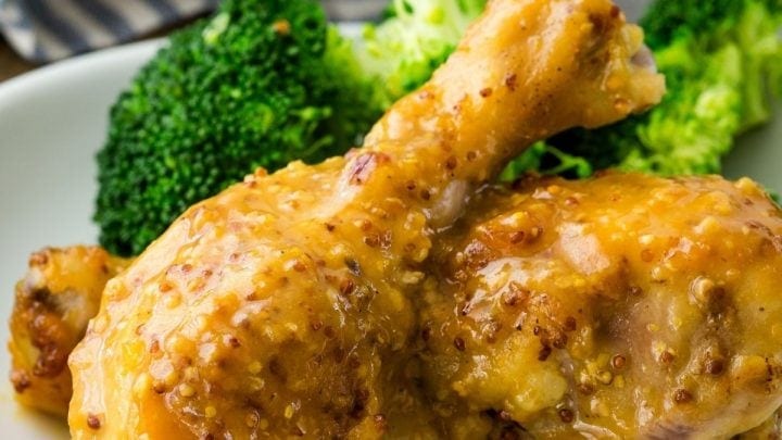 Honey Mustard Baked Chicken Drumsticks Recipe