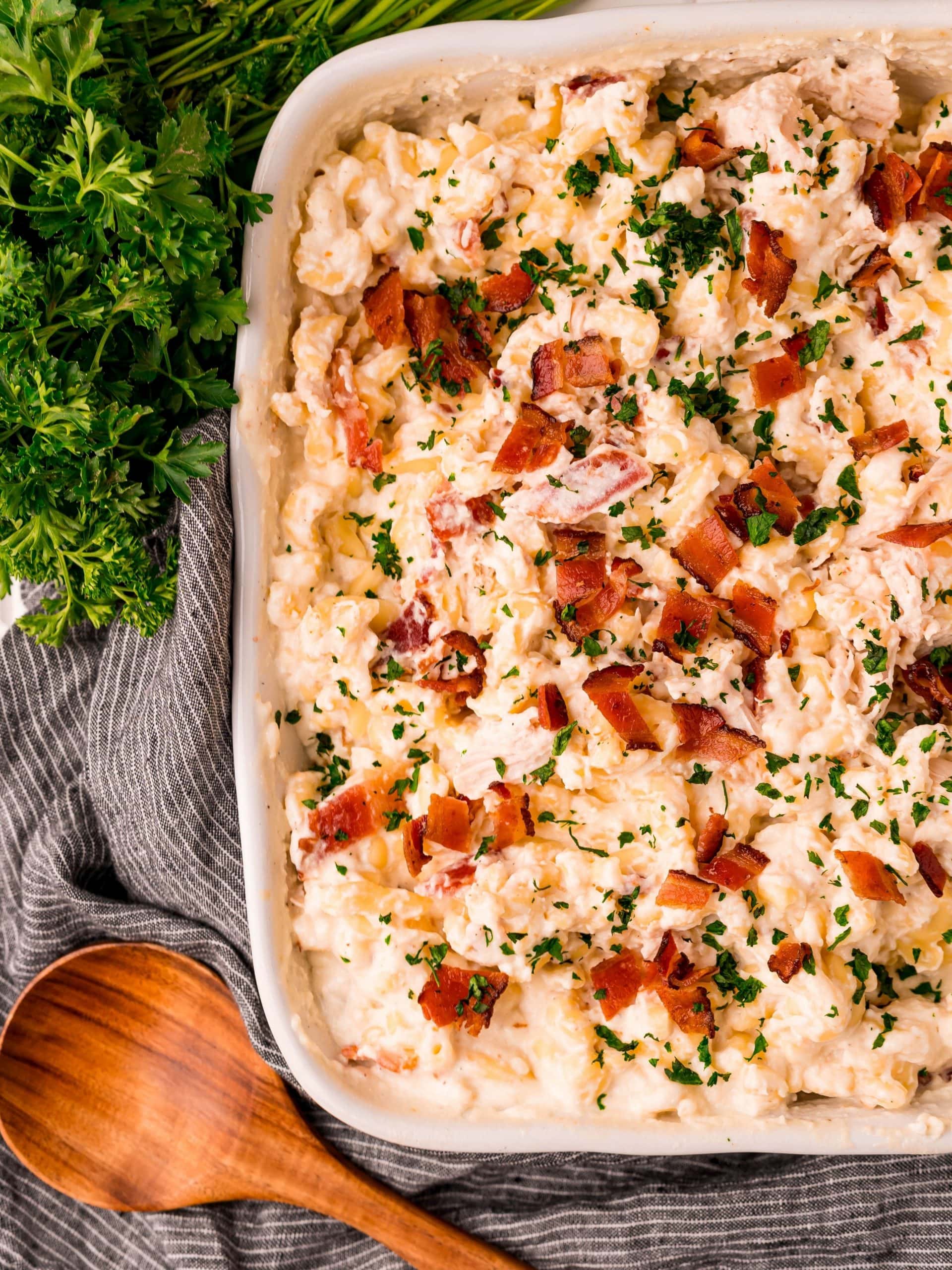 Bacon Chicken Ranch Mac and Cheese Story Sweet Cs Designs