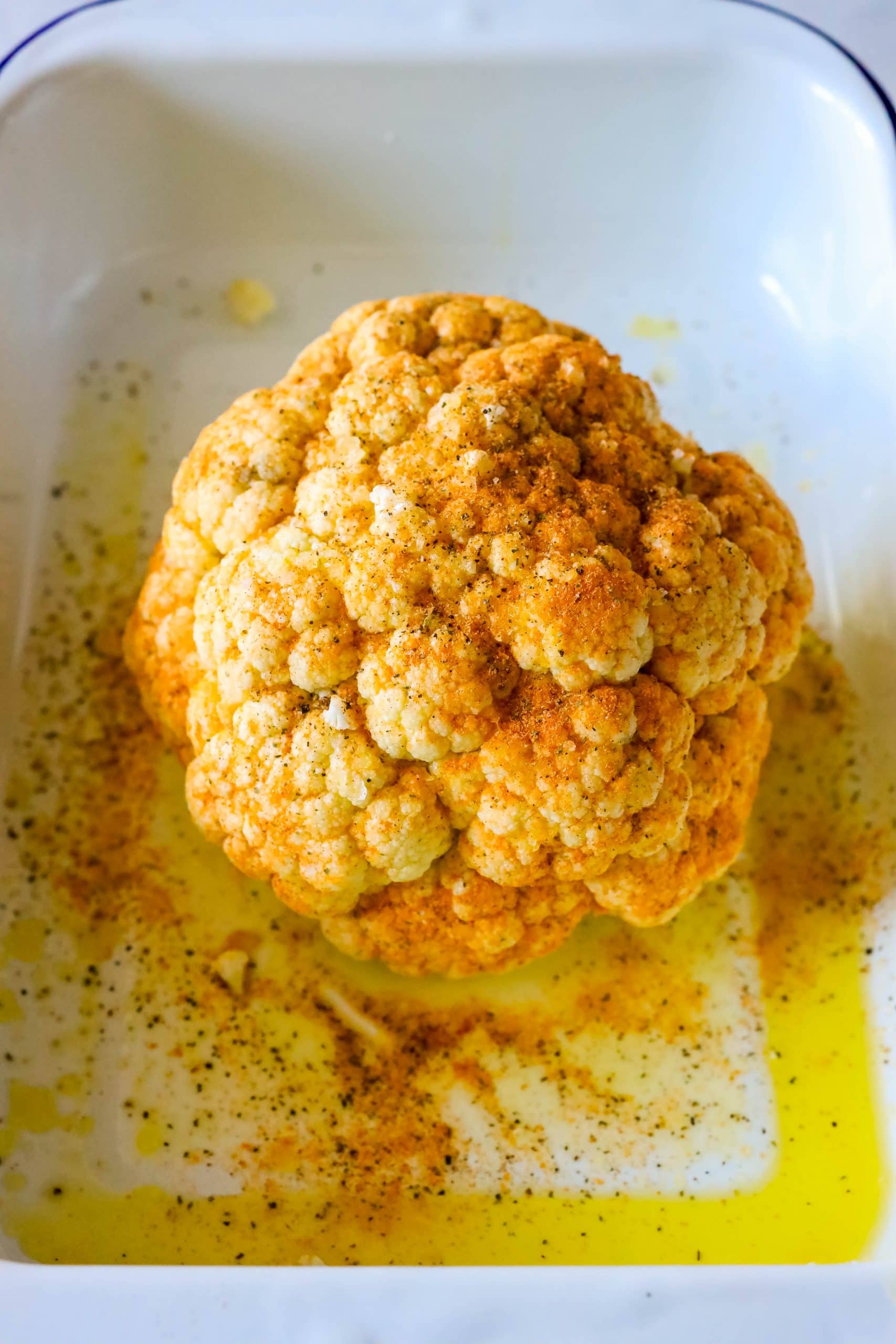 The Best Easy Whole Roasted Cauliflower Recipe Sweet Cs Designs