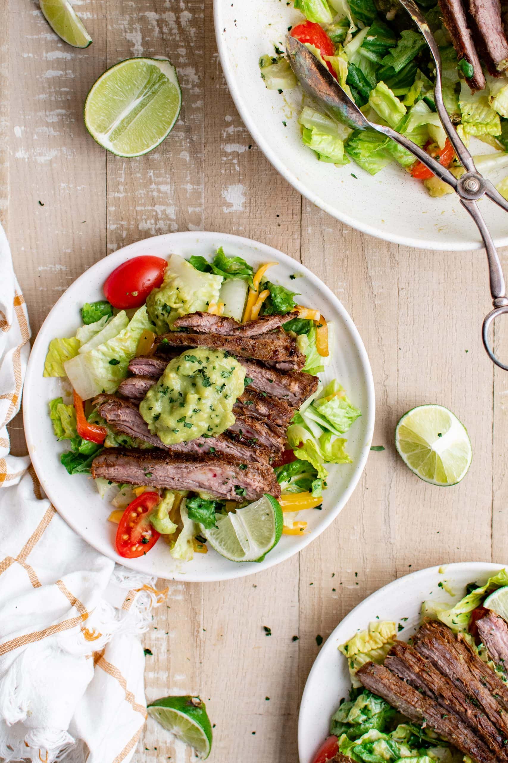 Easy Keto Beef Fajita Salad Recipe Sweet Cs Designs