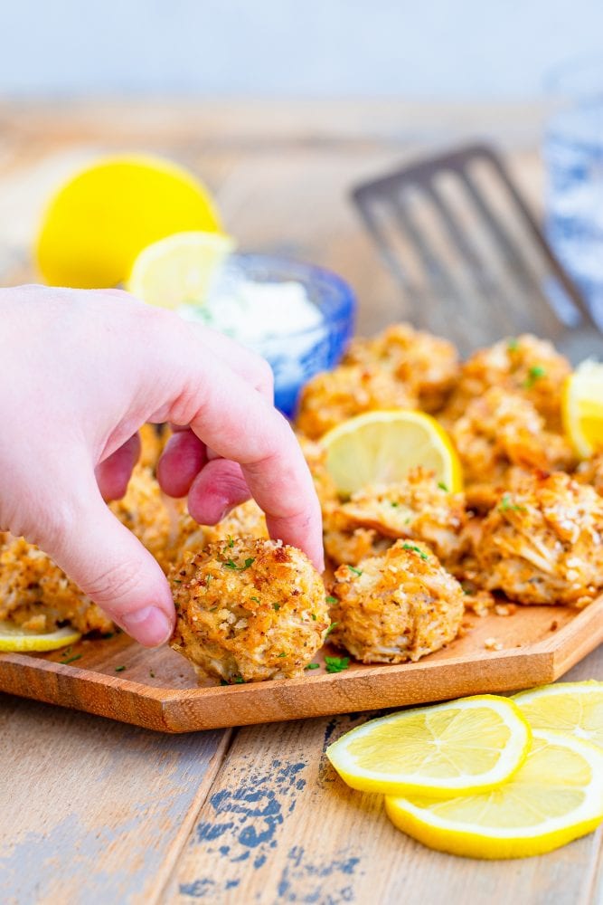 Jumbo Lump Crab Cake Bites - A Perfect Party Appetizer - Savory Simple