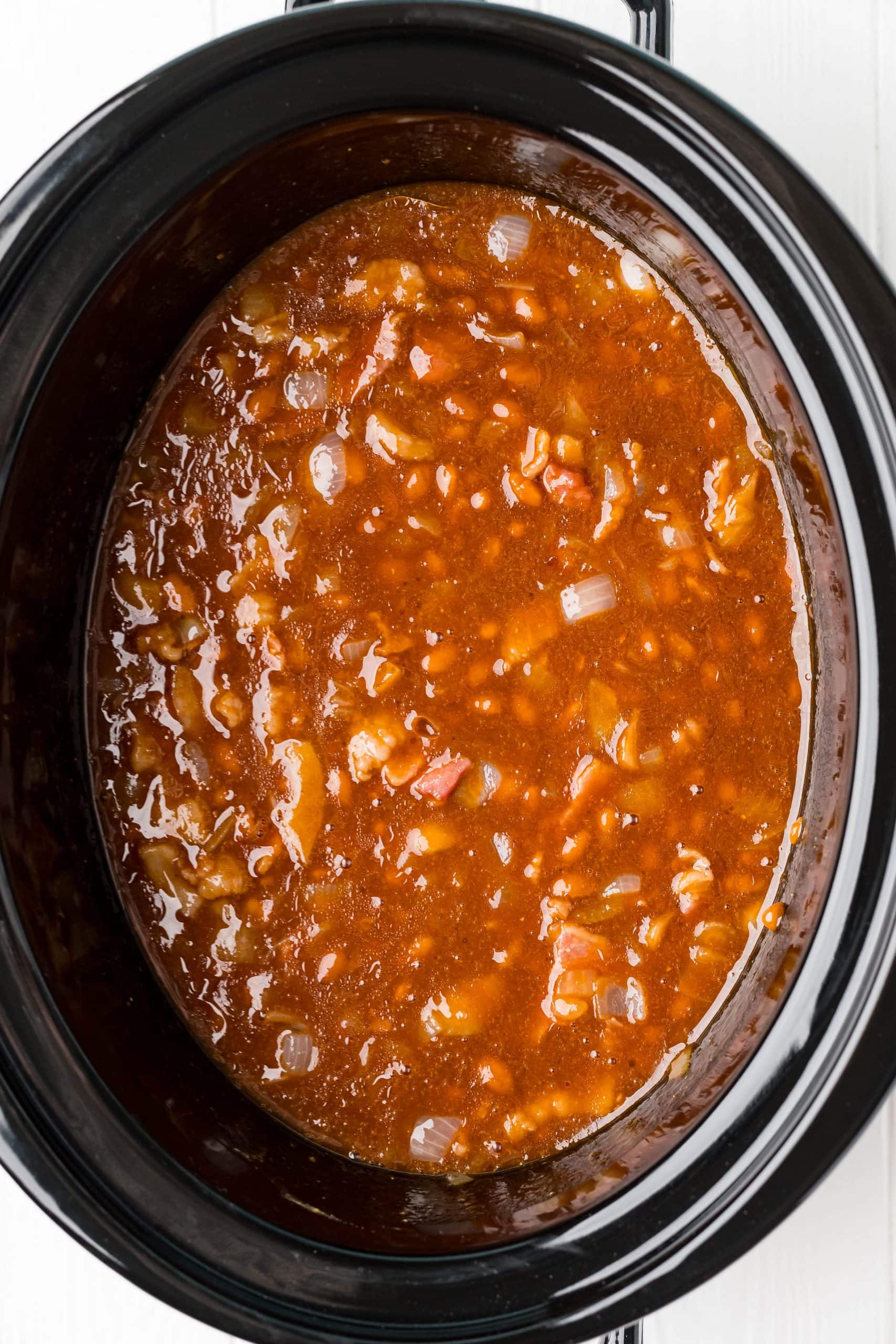 The Best Slow Cooker Baked Beans Recipe Sweet Cs Designs