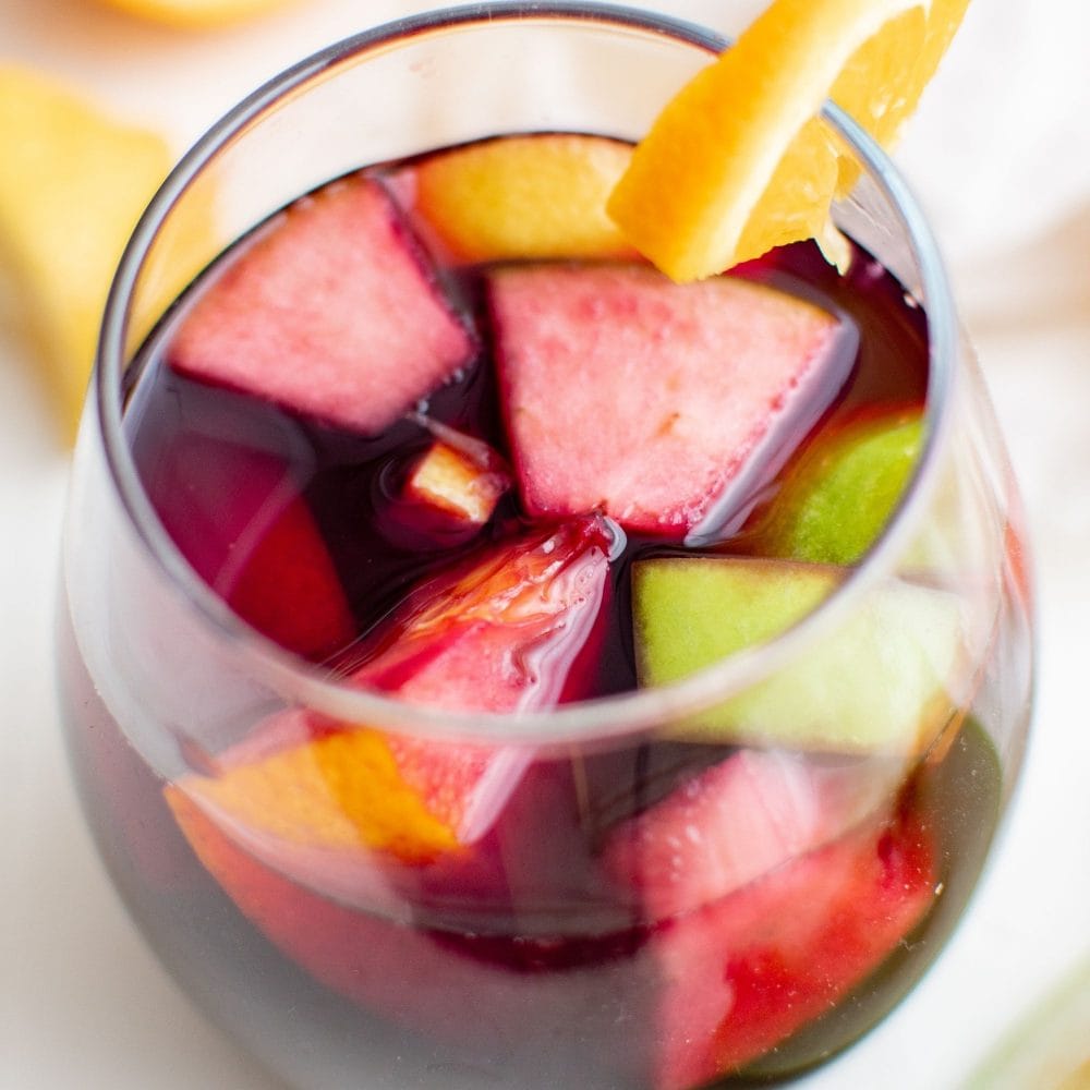 Easy Cranberry Sangria Recipe Sweet Cs Designs