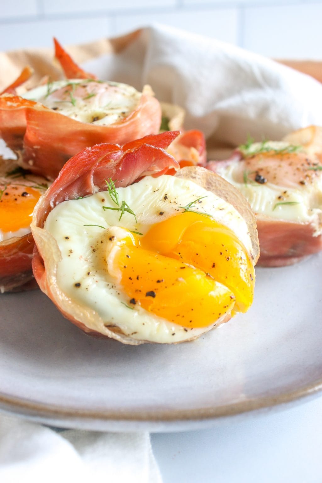 Prosciutto Egg Cups Recipe Sweet Cs Designs