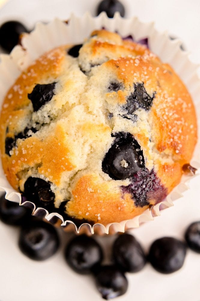 Muffin Top Blueberry Muffins