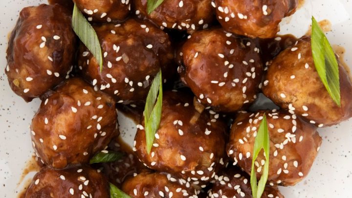 Ginger Sesame Chicken Meatballs Recipe