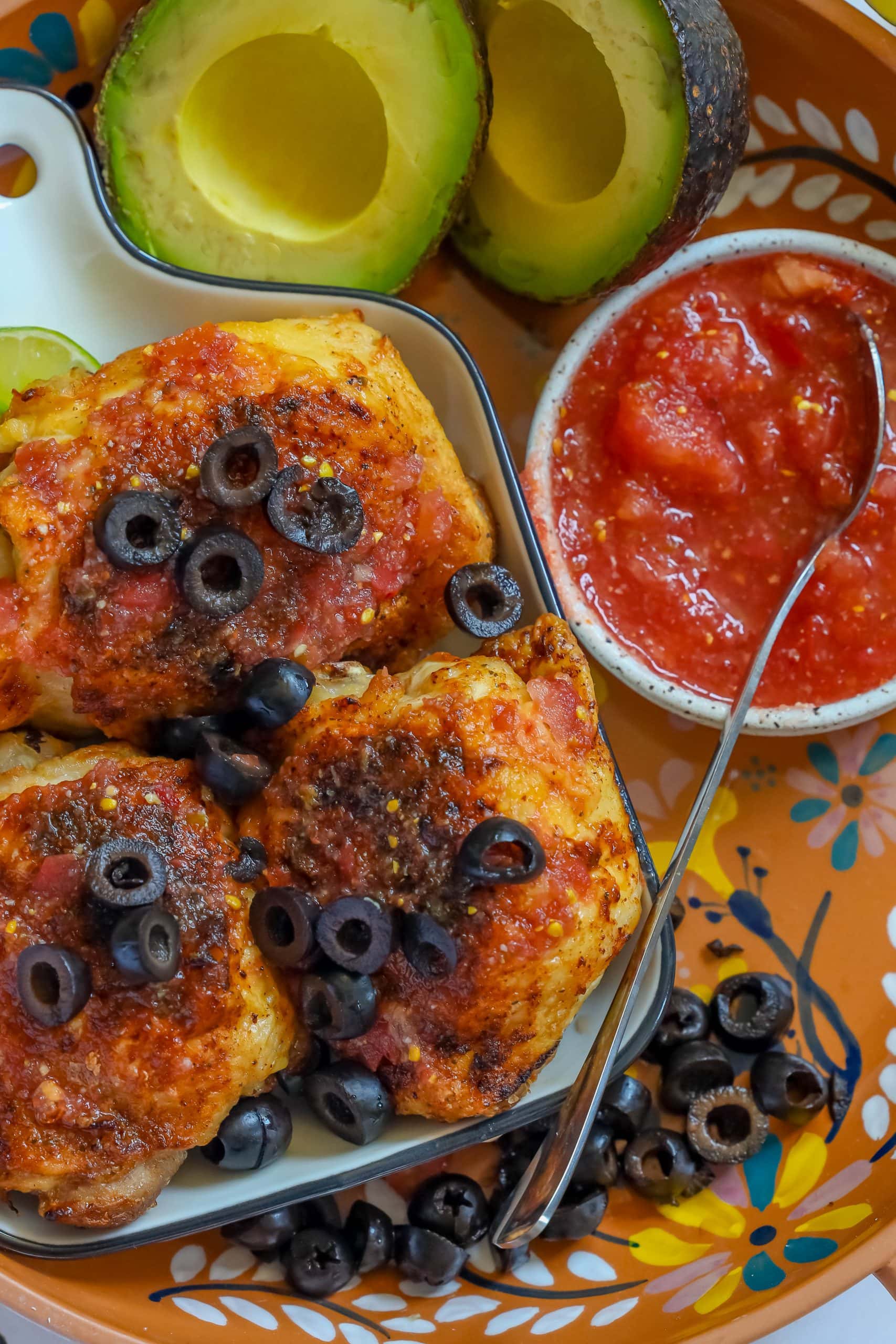 Air Fryer Salsa Chicken Thighs Recipe Sweet Cs Designs
