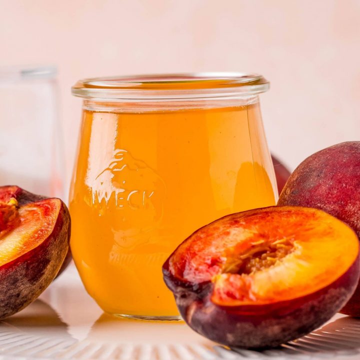 Easy Peach Simple Syrup Recipe