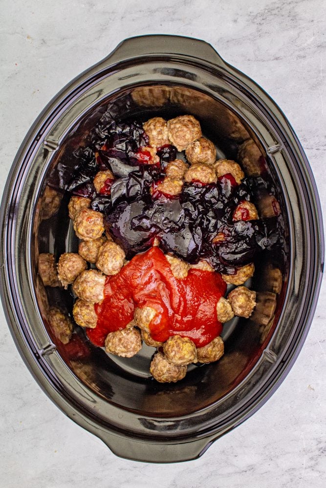 Slow Cooker Grape Jelly Meatballs Recipe Sweet Cs Designs