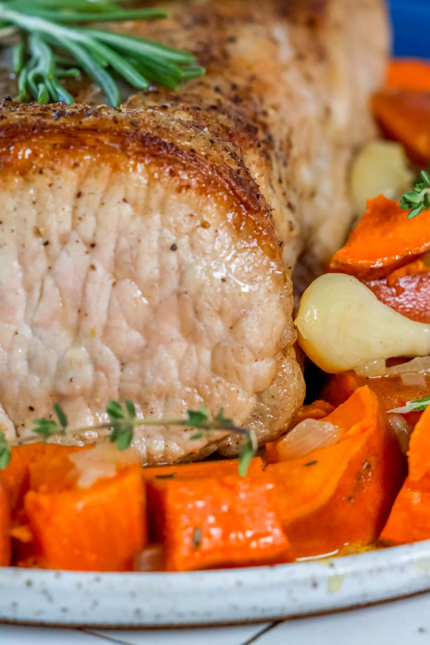 Roasted Pork Loin and Sweet Potatoes Sweet Cs Designs