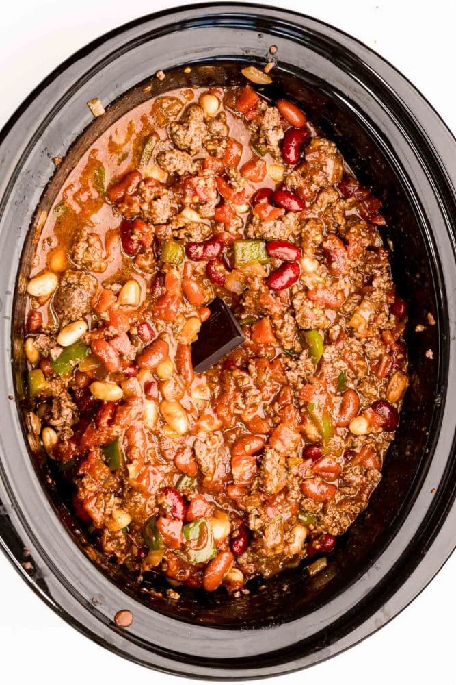 The Best Slow Cooker Chili Recipe Sweet Cs Designs