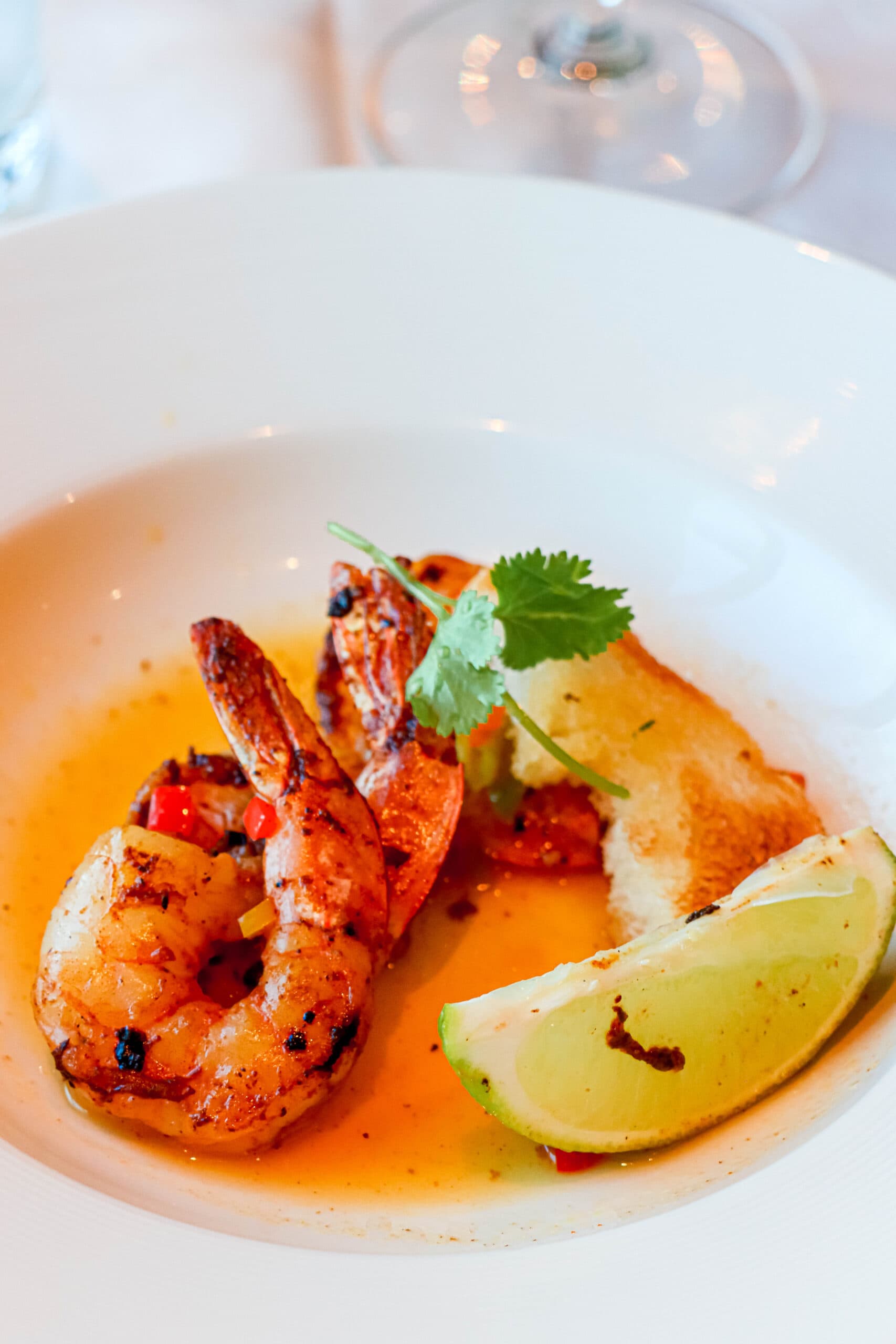Your Ultimate Dining Guide for the Majestic Princess 24 Succulent shrimp and fresh lime wedges, a refreshing appetizer served on the Majestic Princess.