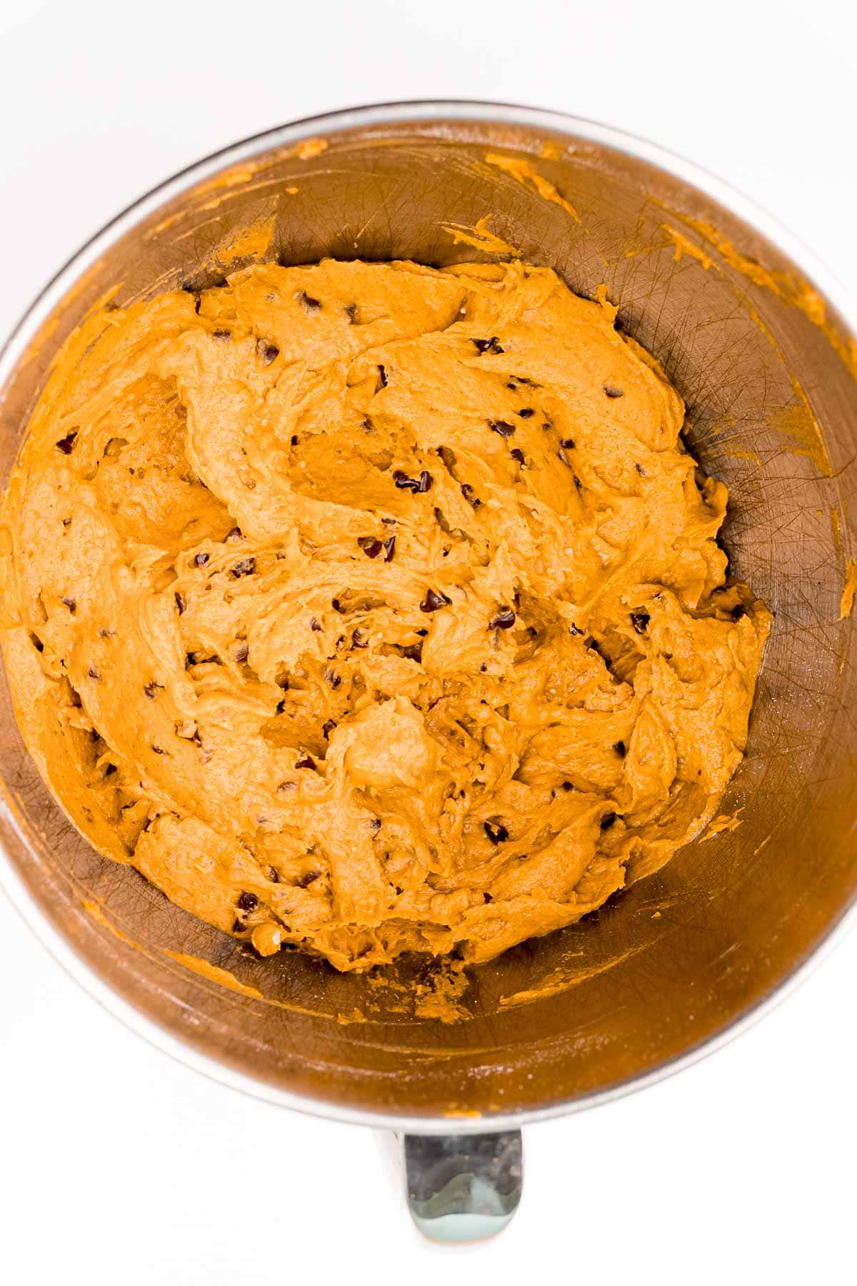 picture of cookie dough mixed in a bowl