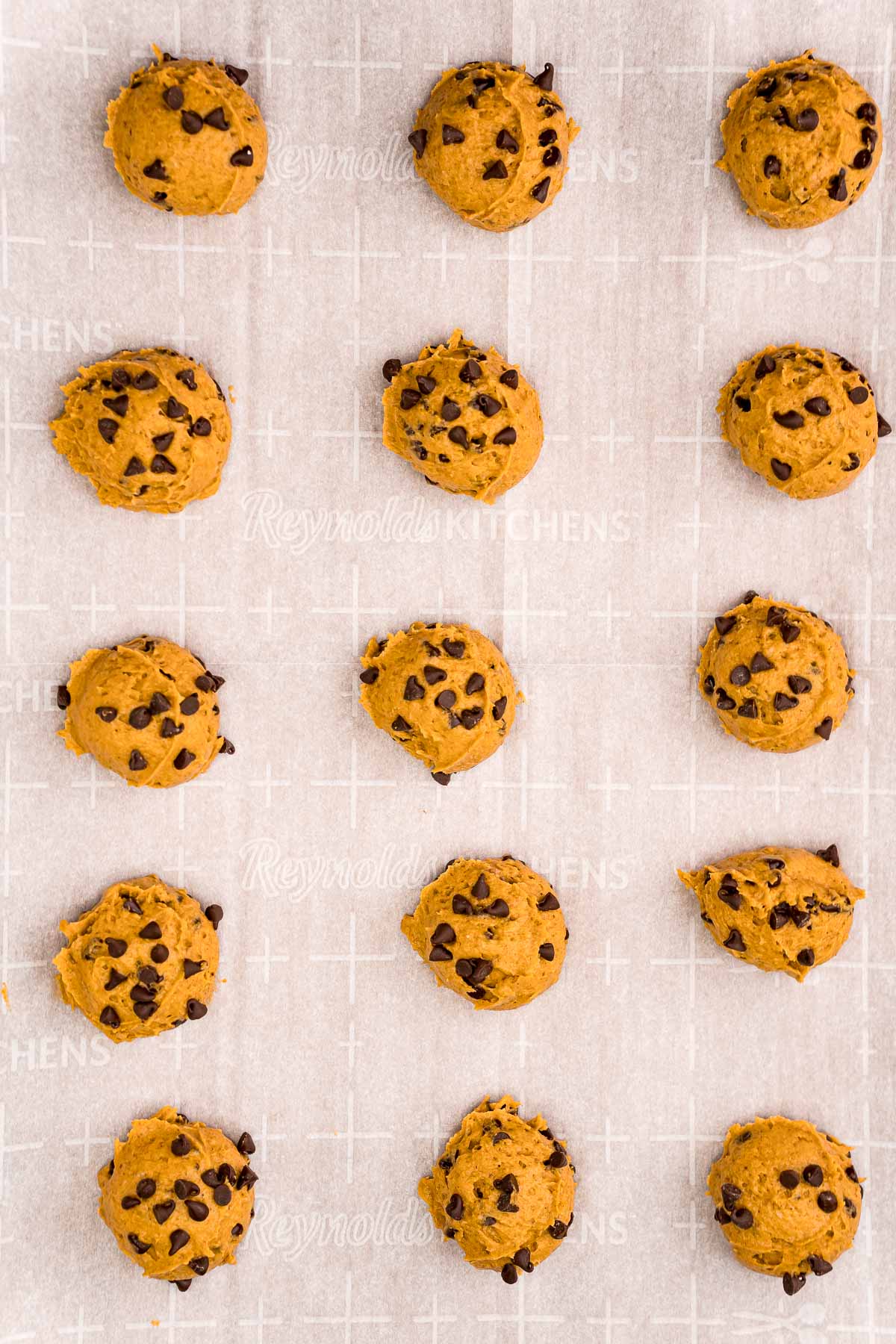 picture of cookies on a baking sheet