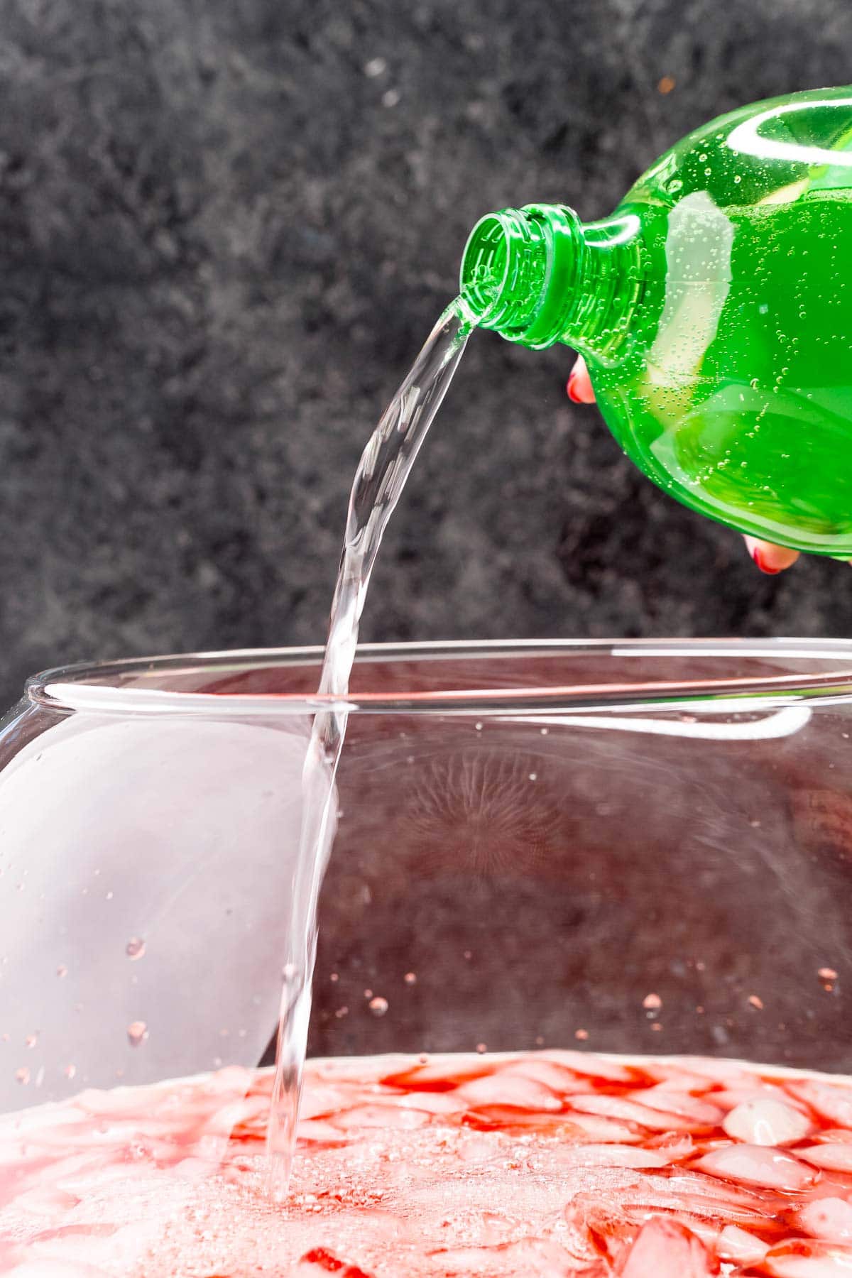 picture of soda being poured into punch bowl