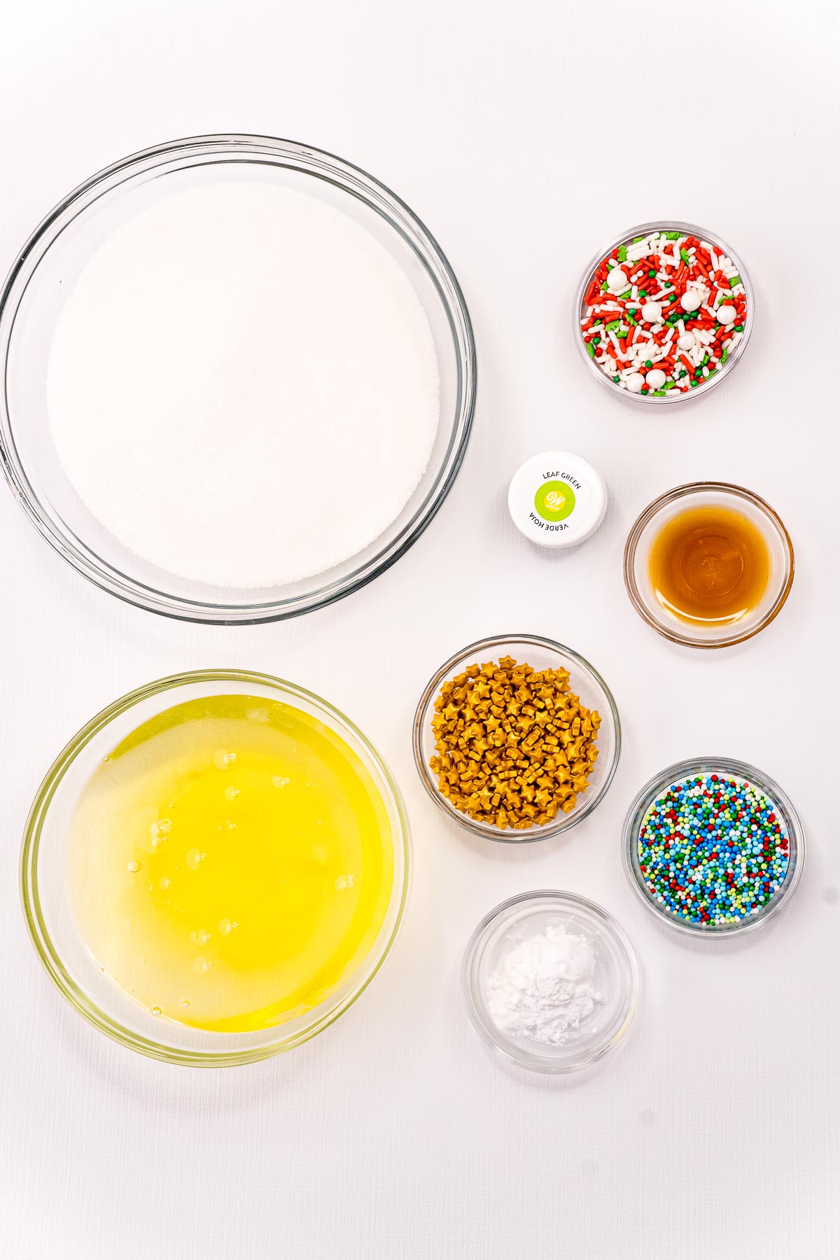 picture of meringue ingredients on a table