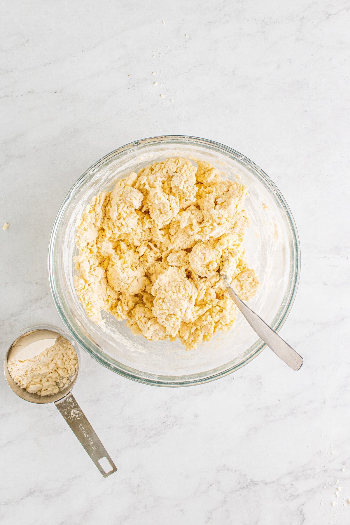 picture of mixed flour and butter