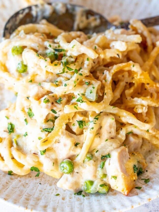 Leftover turkey tetrazzini Sweet Cs Designs
