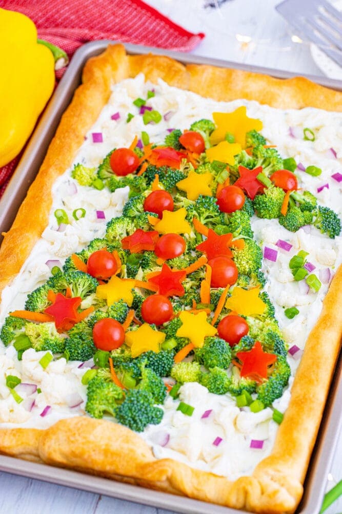 picture of a slice of vegetable pizza on a plate