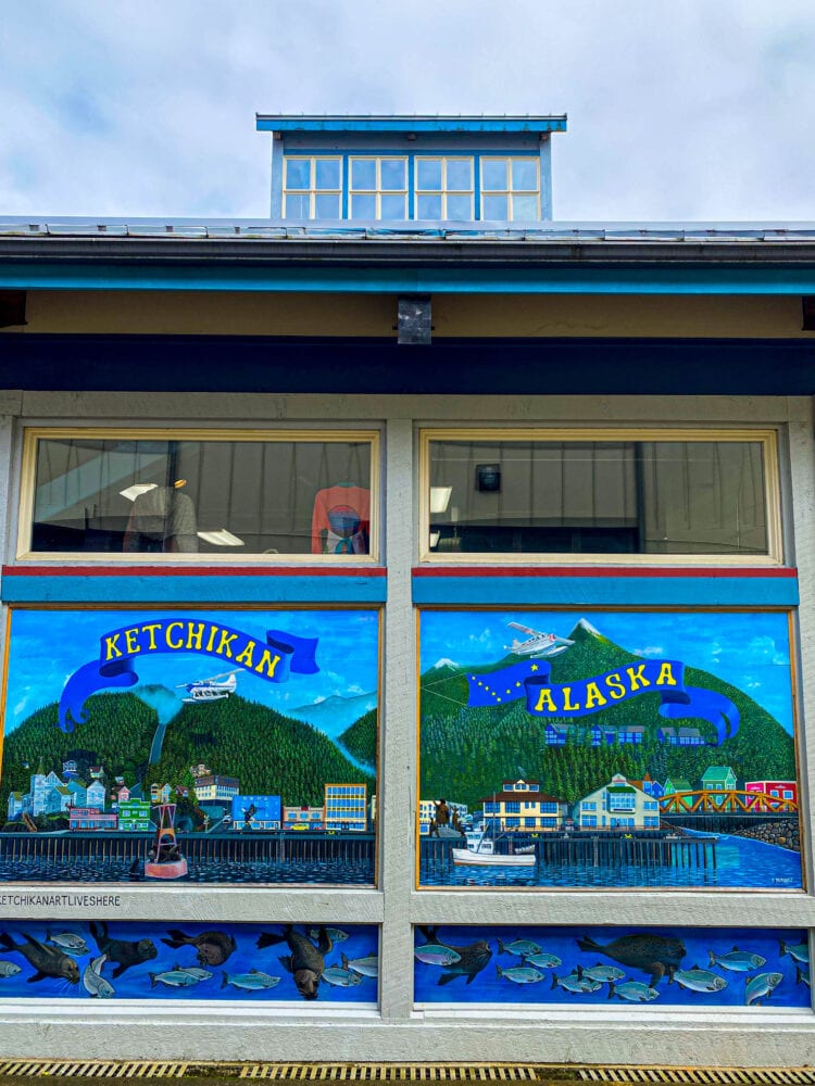picture of a mural that says ketchikan alaska