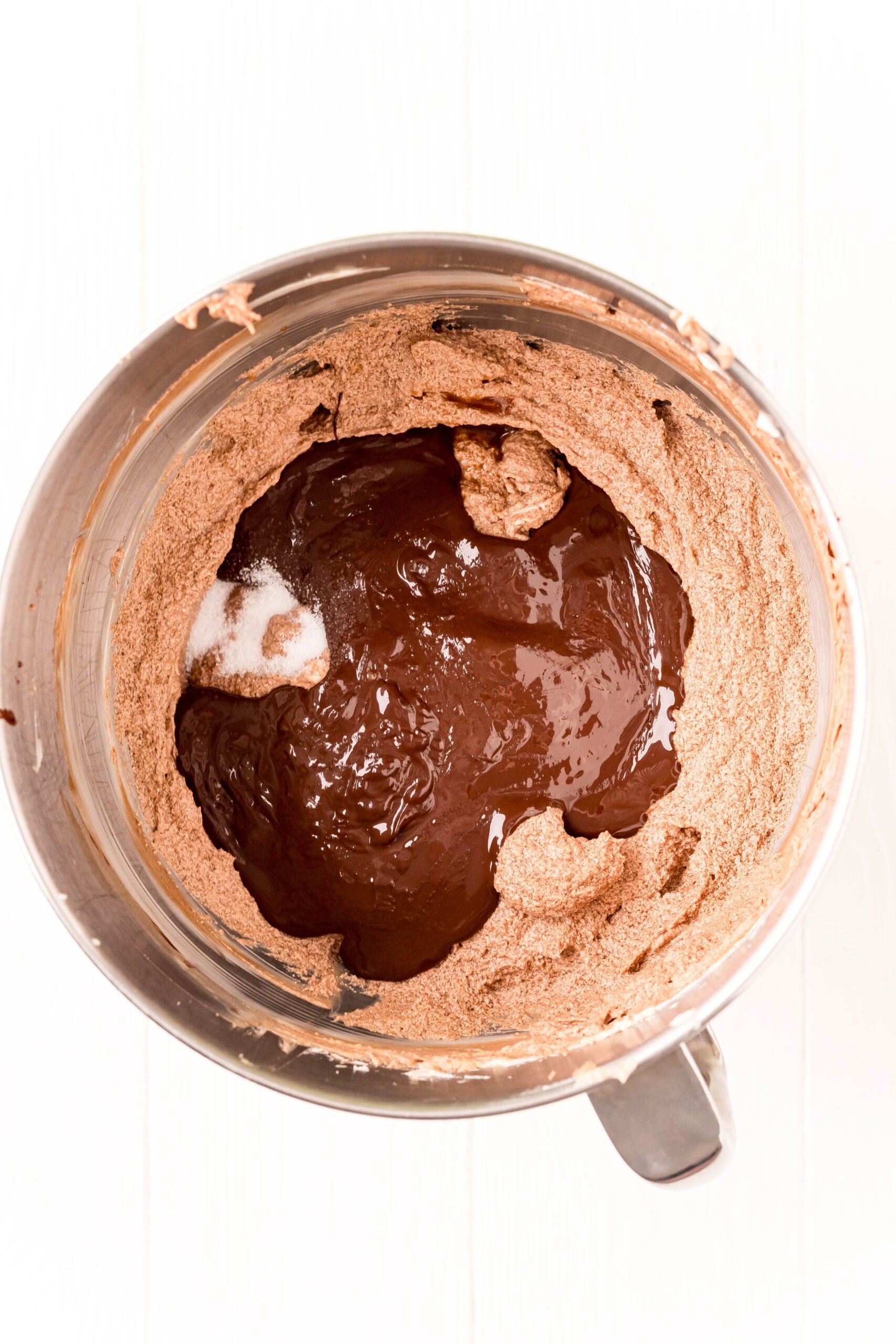 picture of chocolate and ganache in a bowl