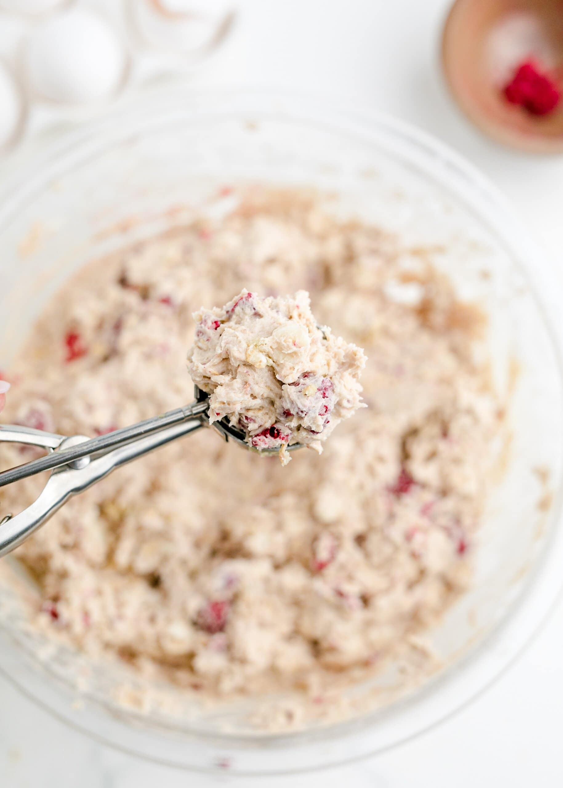picture of cookie dough in a scooper