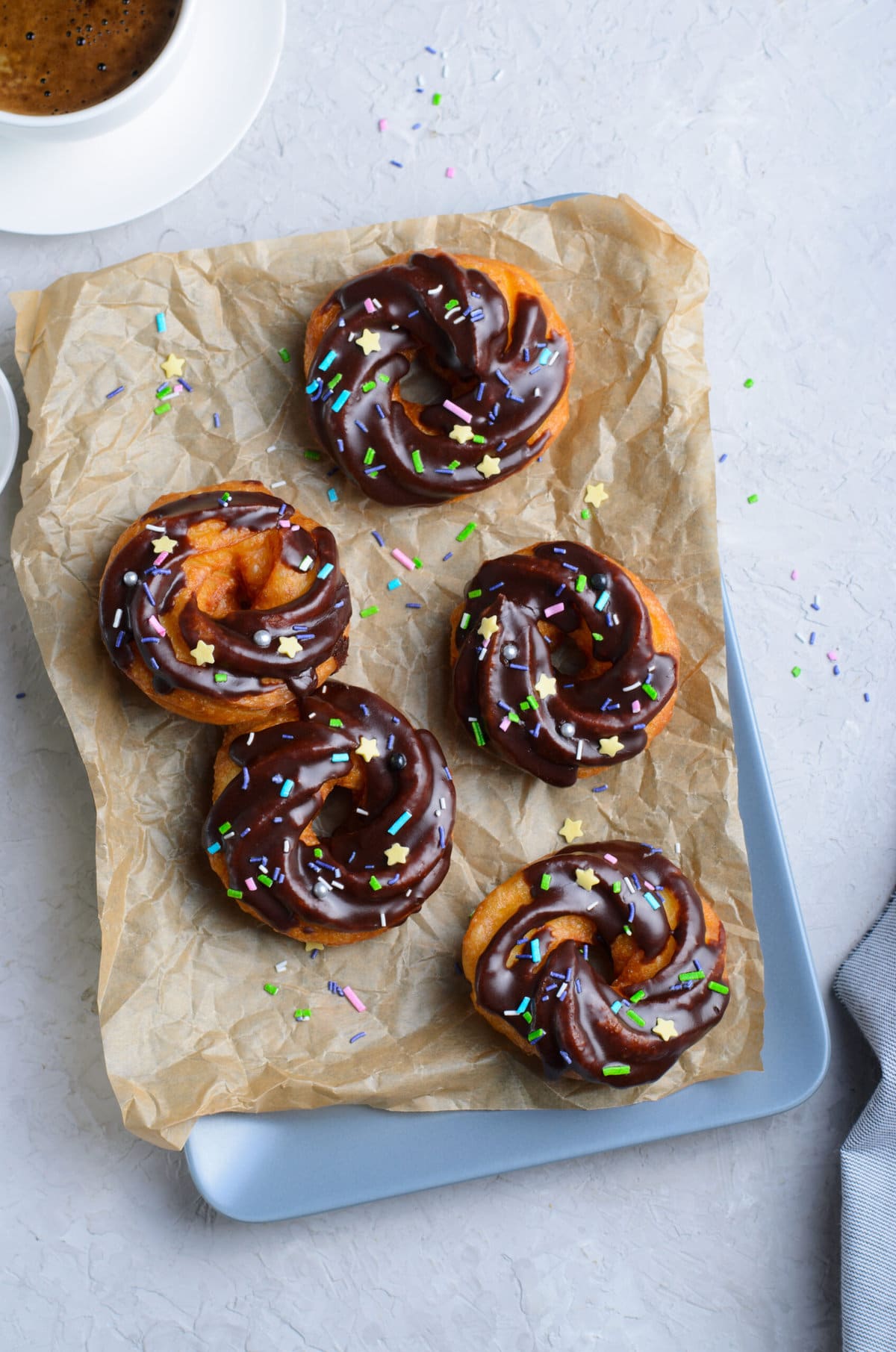 Crullers With Chocolate Glaze Sweet Cs Designs