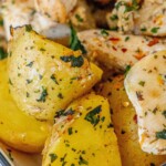 lemon garlic chicken and potatoes recipe picture