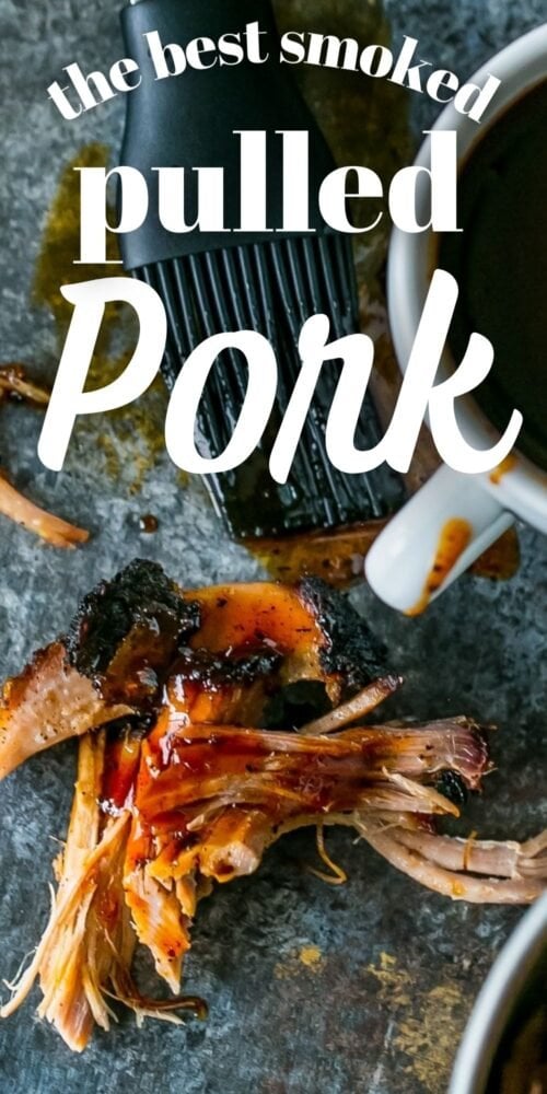picture of pulled pork on a table with sauce