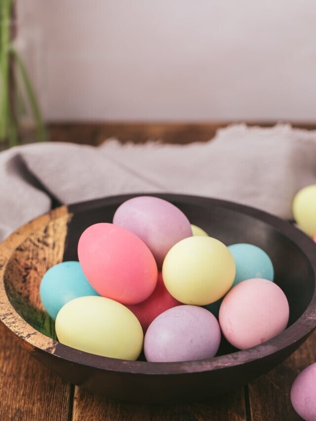 Perfect Pastel Easter eggs