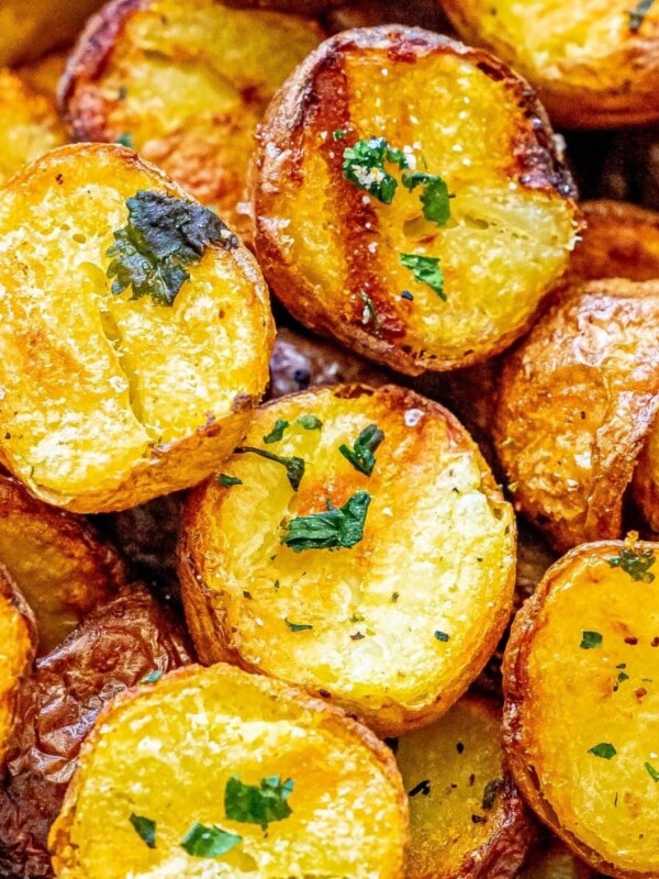 picture of grilled potatoes in a bowl
