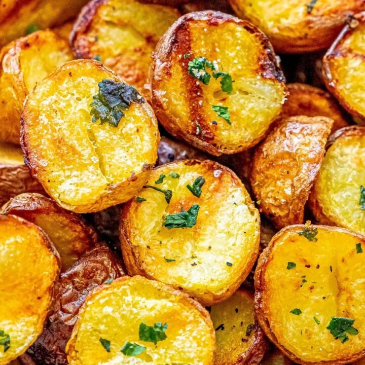 picture of grilled potatoes in a bowl