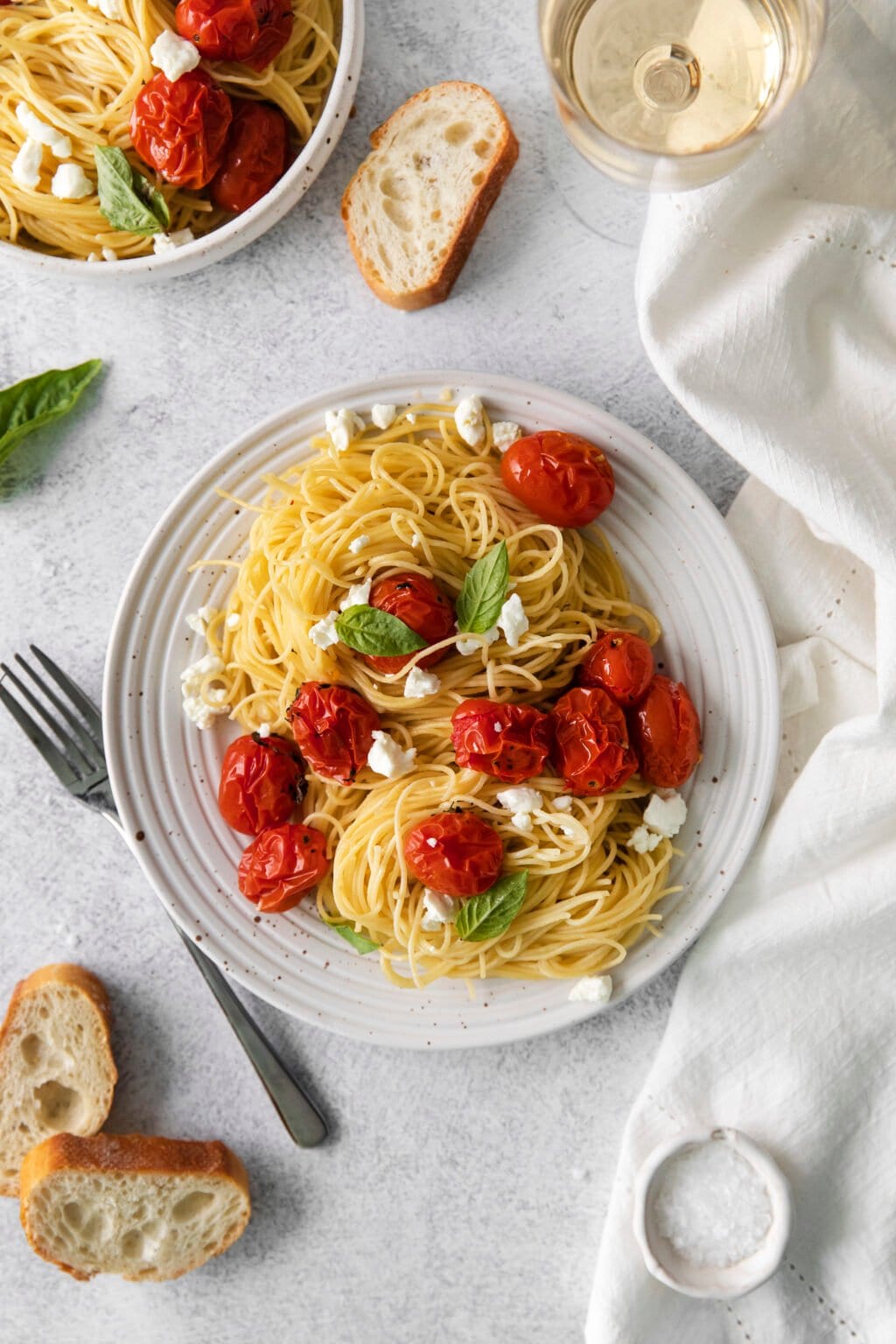Roasted Tomato and Goat Cheese Pasta Sweet Cs Designs