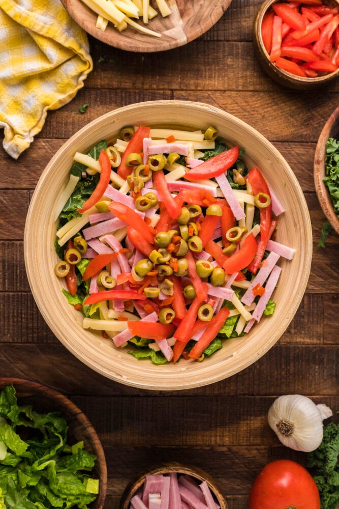 Julienne Kale Salad Sweet Cs Designs