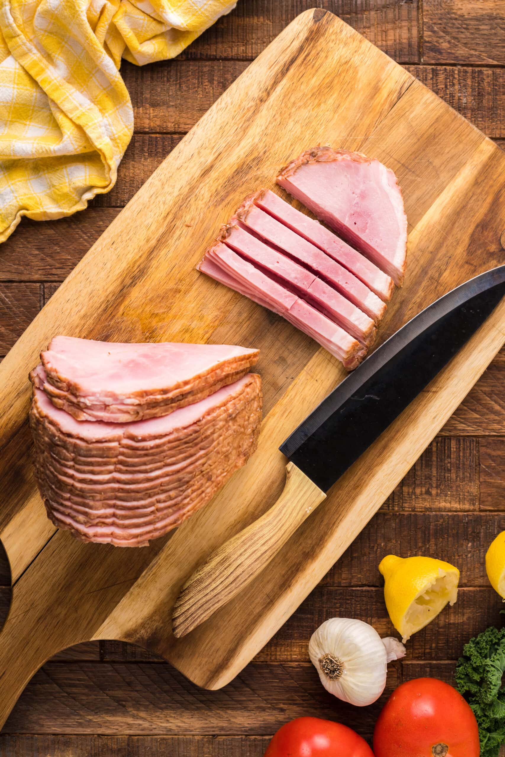 picture of julienned ham