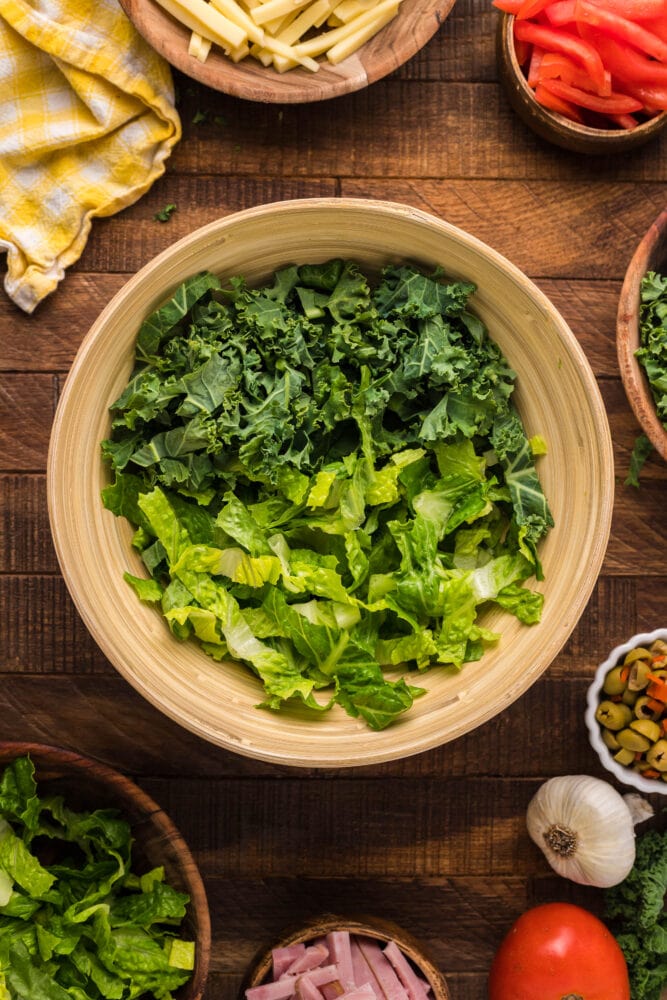 Julienne Kale Salad Sweet Cs Designs