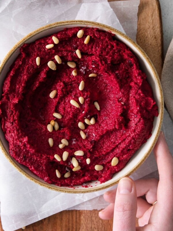 roasted beets in a bowl picture