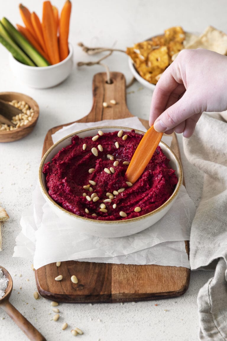 Roasted Beet Hummus Sweet Cs Designs