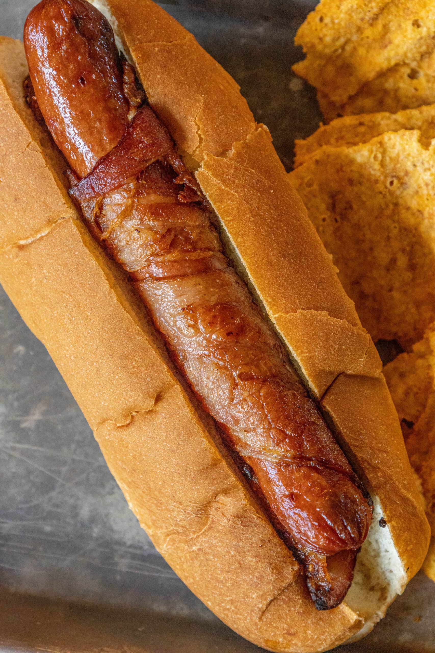 BaconWrapped Hot Dogs Sweet Cs Designs