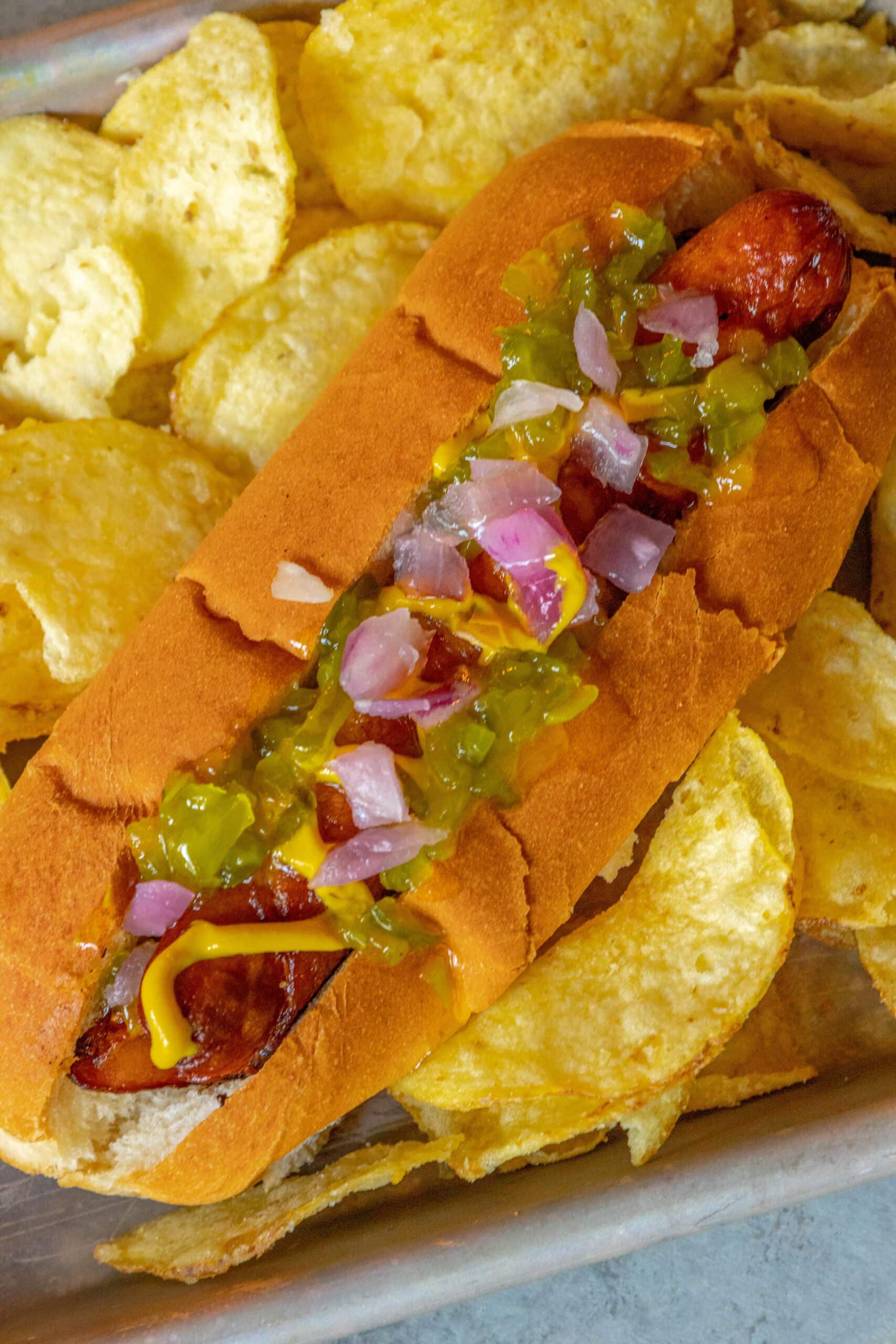 BaconWrapped Hot Dogs Sweet Cs Designs