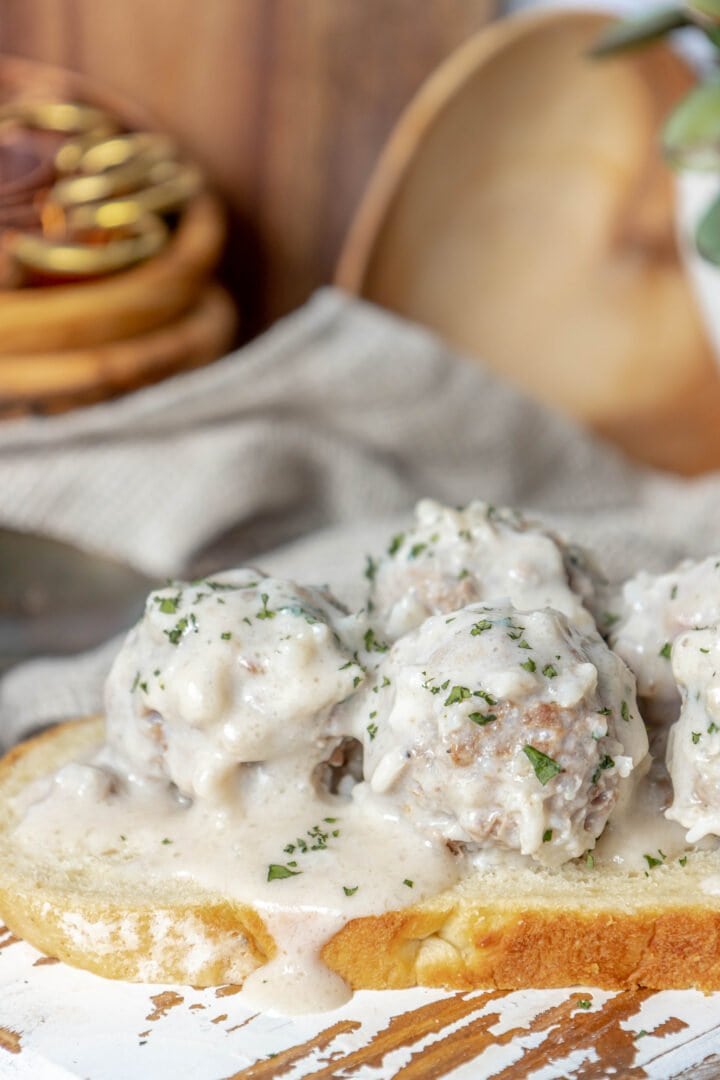 Creamy Instant Pot Porcupine Meatballs - Sweet Cs Designs